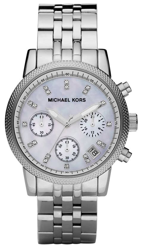 michael kors women's ritz silver tone watch mk5020|Michael Kors Ritz Silver.